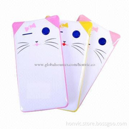 Portable power bank with BLN light and short-circuit protection